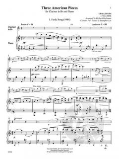 Three American Pieces von Lukas Foss 