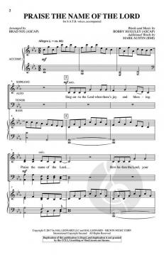 Praise the Name of the Lord 