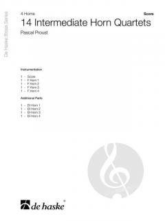 14 Intermediate Horn Quartets von Pascal Proust 