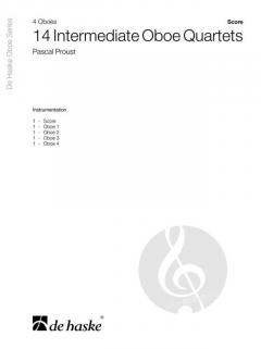 14 Intermediate Oboe Quartets von Pascal Proust im Alle Noten Shop kaufen