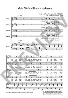 Mein Weib will mich verlassen von Georg Kreisler 