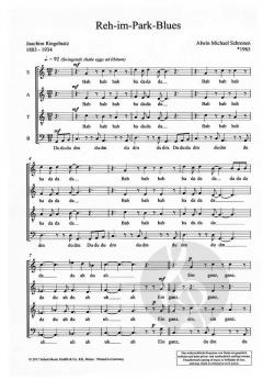 Reh-im-Park-Blues von Alwin Michael Schronen 