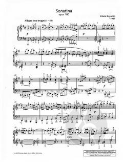 Sonatina op. 100 von Nikolai Kapustin 