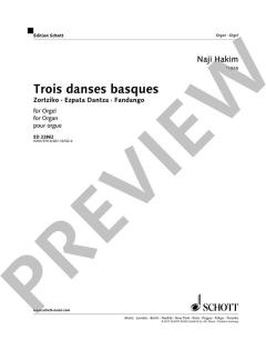 Trois danses basques von Naji Hakim 