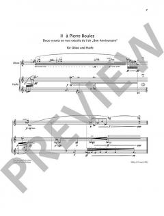 Un bouquet de pensées von Heinz Holliger 