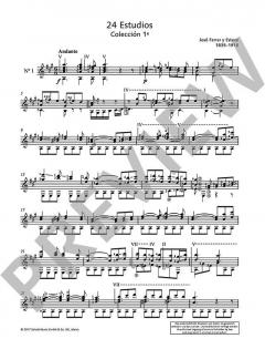 Jose Ferrer y Esteve: Estudios for Solo Guitar 