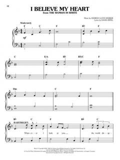 The Andrew Lloyd Webber Sheet Music Collection For Easy Piano 