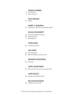 American Art Songs For The Progressing Singer - Tenor 