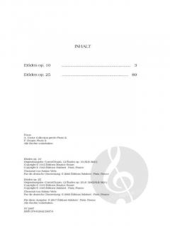 Etüden op. 10 & op. 25 von Frédéric Chopin für Klavier - Arbeitsausgabe mit Kommentaren von Alfred Cortot im Alle Noten Shop kaufen