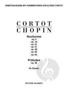 Nocturnes & Préludes von Frédéric Chopin für Klavier - Arbeitsausgabe mit Kommentaren von Alfred Cortot im Alle Noten Shop kaufen