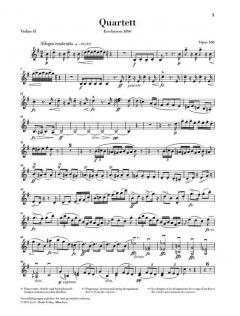 Streichquartett G-dur op. 106 von Antonín Dvorák im Alle Noten Shop kaufen (Stimmensatz) - HN1045