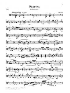Streichquartett G-dur op. 106 von Antonín Dvorák im Alle Noten Shop kaufen (Stimmensatz) - HN1045
