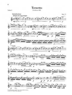 Terzetto C-dur op. 74 von Antonín Dvorák für 2 Violinen und Viola im Alle Noten Shop kaufen (Stimmensatz)