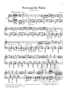 Norwegische Tänze op. 35 von Edvard Grieg 