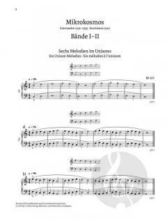 Mikrokosmos 1-2 von Béla Bartók 