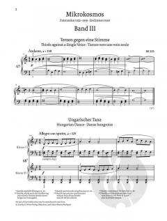 Mikrokosmos 3-4 von Béla Bartók 