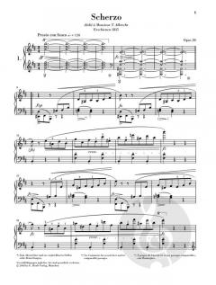 Scherzi von Frédéric Chopin 