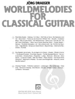 Worldmelodies for Classical Guitar 1 von Jörg Draeger 