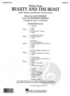 Music From Beauty And The Beast (Alan Menken) 