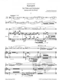 Konzert 'Dances with the Winds' op. 69 von Einojuhani Rautavara für Flöte und Orchester im Alle Noten Shop kaufen