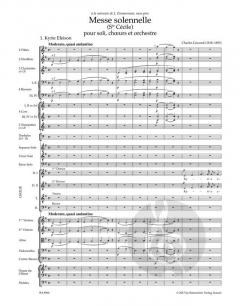 Messe solennelle - Ste Cécile von Charles Gounod für Soli, Chor, Orchester und obligate Orgel im Alle Noten Shop kaufen (Partitur)