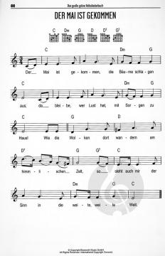 Das große grüne Volksliederbuch 