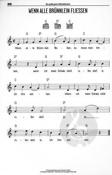 Das große grüne Volksliederbuch 