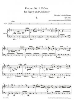 Konzert F-Dur Nr. 1 von Christian Ludwig Dietter 