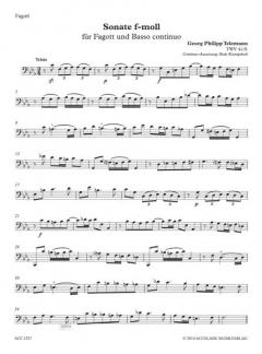 Sonate f-Moll TWV41:f1 von Georg Philipp Telemann 