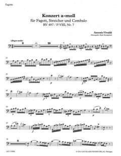 Konzert a-moll Nr. 7 RV 497 von Antonio Vivaldi 