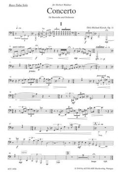 Concerto op. 11 für Baßtuba und Orchester von Dirk Michael Kirsch 