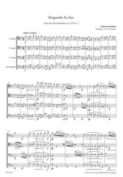 Rhapsodie Es-Dur op. 119,4 von Johannes Brahms 