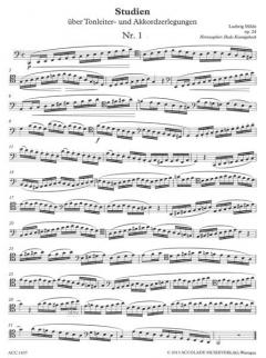Studien über Tonleiter- und Akkordzerlegungen von Ludwig Milde 