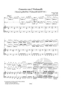 Konzert g-Moll Nr. 28 RV 531 von Antonio Vivaldi 