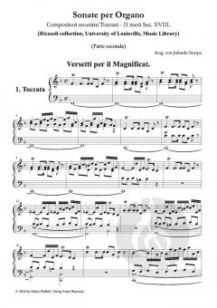 Sonate per Organo Band 2 von Anonimi Toscani (18. Jh.) 