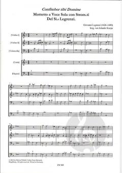 Confitebor tibi Domine von Giovanni Legrenzi 
