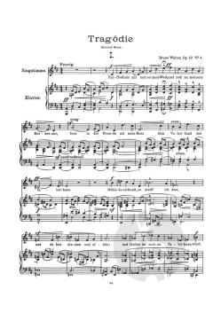 6 Lieder op. 12 Band 2 (Nr.4-6) von Bruno Walter 