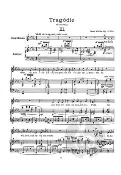 6 Lieder op. 12 Band 2 (Nr.4-6) von Bruno Walter 