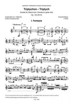 Triptychon op. 125 (2014) von Krzysztof Meyer 