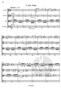 Miniaturen für Streichquartett von Sulchan Zinzadse im Alle Noten Shop kaufen (Partitur)