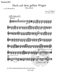 Hoch auf dem gelben Wagen - und Revue-Marsch von Heinz Höhne 