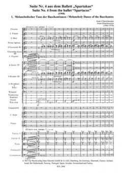 Suite Nr. 4 aus dem Ballett 'Spartakus'' von Aram Chatschaturjan 