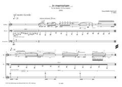 ... in memoriam ... für 4 Spieler (Claus-Steffen Mahnkopf) 