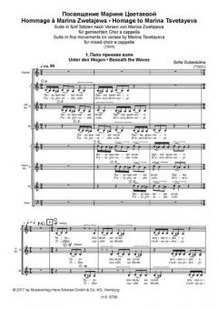 Hommage à Marina Zwetajewa (Sofia Gubaidulina) 