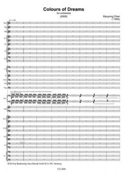 Colours of Dreams von Xiaoyong Chen für Orchester im Alle Noten Shop kaufen