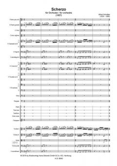 Scherzo von Alfred Schnittke für Orchester im Alle Noten Shop kaufen