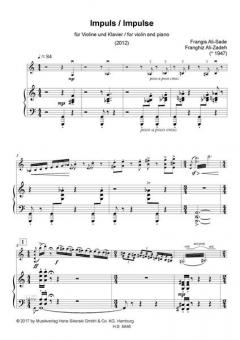Impuls von Frangis Ali-Sade für Violine und Klavier im Alle Noten Shop kaufen