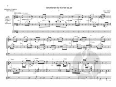 Organova 12: Variationen für Klavier op. 27 von Anton Webern 
