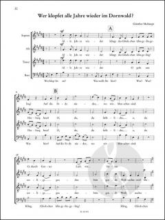 Weihnachtslieder für gemischten Chor 