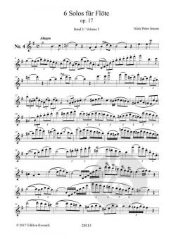 6 Solos für Flöte op. 17 - Band 2 von Niels Peter Jensen für Flöte solo im Alle Noten Shop kaufen